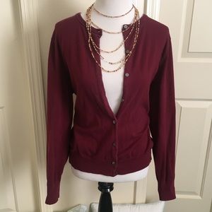 Lands End size XL cardigan.